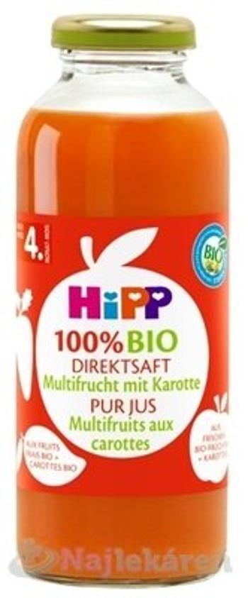 HiPP 100% BIO Ovocná šťava s karotkou 330ml