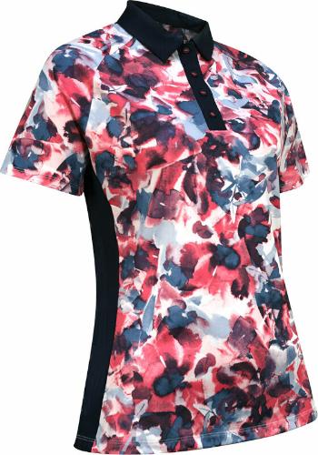 Callaway Womens Short Sleeve Floral Polo Fruit Dove XL