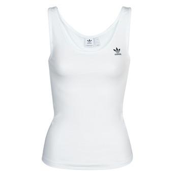 adidas  Tielka a tričká bez rukávov TANK TOP  Biela