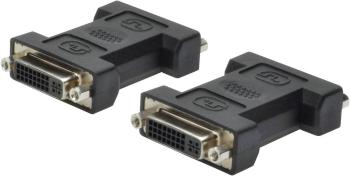 Digitus AK-320503-000-S DVI adaptér [1x DVI zásuvka 24+5-pólová - 1x DVI zásuvka 24+5-pólová] čierna