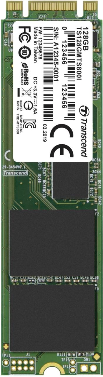 Transcend MTS800I 128 GB interný SSD disk NVMe / PCIe M.2 SATA 6 Gb / s Retail TS128GMTS800I
