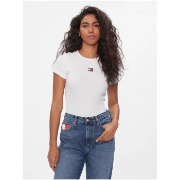 Tommy Jeans  DW0DW17881  Tričká a polokošele Biela