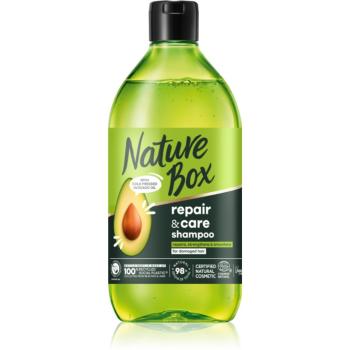 Nature Box Avocado hĺbkovo regeneračný šampón na rozstrapkané končeky vlasov 385 ml