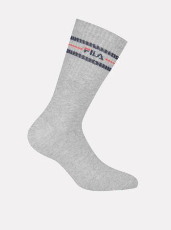 Sada troch párov ponožiek v šedej farbe FILA