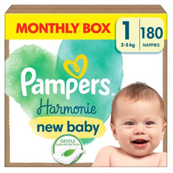 PAMPERS Harmónia plienky M box S1 180 kusov