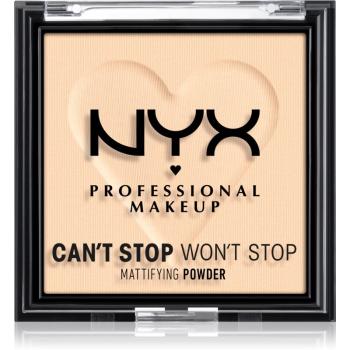 NYX Professional Makeup Can't Stop Won't Stop Mattifying Powder zmatňujúci púder odtieň 01 Fair 6 g