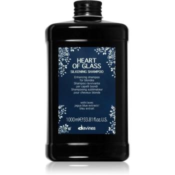 Davines Heart of Glass Silkening Shampoo jemný čistiaci šampón pre blond vlasy 1000 ml