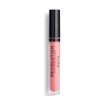 Makeup Revolution  Matte Lip Gloss  Lesky na pery Biela