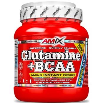 Amix Nutrition L-Glutamin + BCAA, 500 g, Natural (8594159534803)