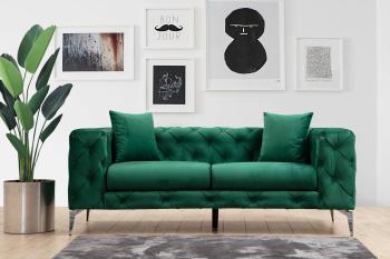 Sofahouse Dizajnová sedačka Rococo 197 cm zelená