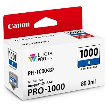CANON PFI-1000 - originálna cartridge, modrá, 4875 strán