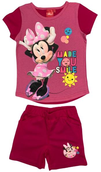 Setino Letný plážový set Minnie Mouse - tmavoružový Veľkosť - deti: 122