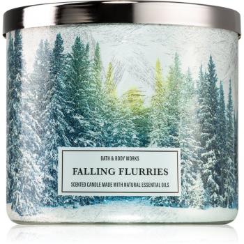 Bath & Body Works Falling Flurries vonná sviečka I. 411 g