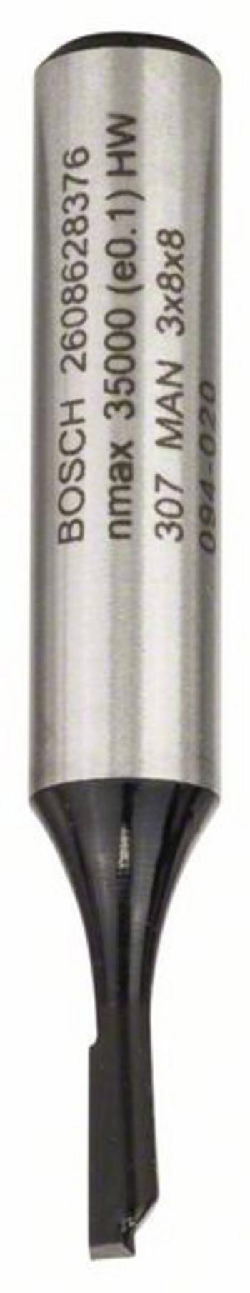 Bosch Accessories 2608628376 drážkovacia fréza tvrdokov   Dĺžka 51 mm Vonkajší Ø 3 mm  Ø hriadeľa 8 mm