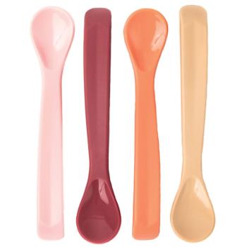 Tiny Twinkle Silicone Baby Spoons lyžička Girl 4 ks