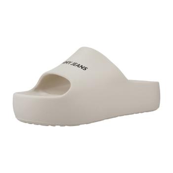 Tommy Jeans  TJW CHUNKY FLATFORM SLID  Žabky Biela