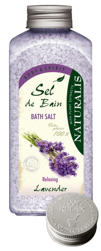 Naturalis soľ do kúpeľa levandula 1 kg