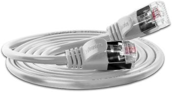 Slim Wirewin PKW-LIGHT-STP-K6 0.25 WS RJ45 sieťové káble, prepojovacie káble CAT 6 U/FTP 25.00 cm biela  1 ks
