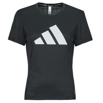 adidas  RUN IT TEE  Tričká s krátkym rukávom Čierna