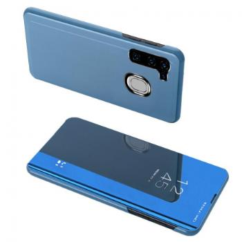 MG Clear View knižkové puzdro na Samsung Galaxy A11 / M11, modré