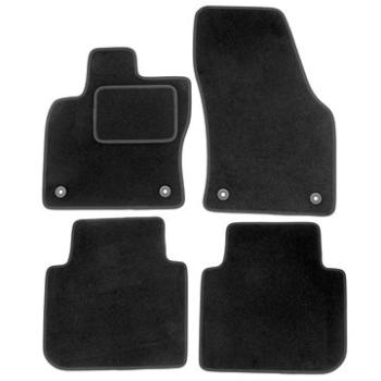 ACI textilné koberce pre ŠKODA KODIAQ 17 – čierne (pre okrúhle príchytky) súprava 4 ks (7643X62)