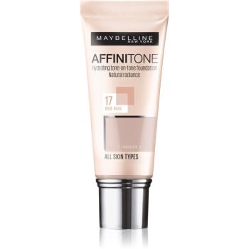 Maybelline Affinitone hydratačný make-up odtieň 17 Rose Beige 30 ml