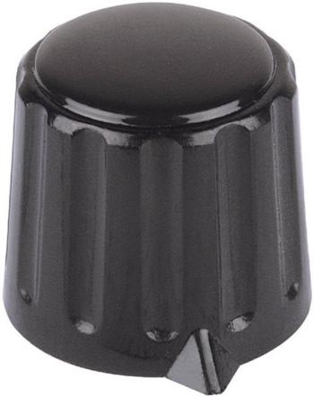 Mentor 4309.6131 otočný gombík s ukazovateľom čierna (Ø x v) 15 mm x 16 mm 1 ks