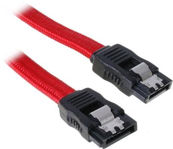 Bitfenix pevný disk prepojovací kábel [1x SATA zásuvka 7-pólová - 1x SATA zásuvka 7-pólová] 30.00 cm červená, čierna