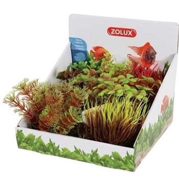 Zolux Dekorácia do akvárií rastlina na kamienky načervenané listy 19 cm (3336023520612)