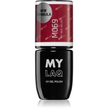 MYLAQ UV Gel Polish gélový lak na nechty odtieň My Red Velvet 5 ml