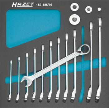 Hazet 163-186/16  sada račňových kľúčov 12-dielna 8 - 19 mm
