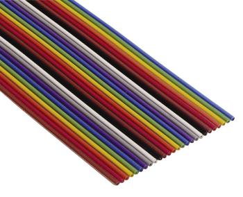 3M 7000058336 plochý kábel Raster (rozteč): 1.27 mm 10 x 0.08 mm² farebná metrový tovar