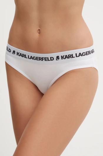 Nohavičky Karl Lagerfeld 3-pak biela farba, 246W2112