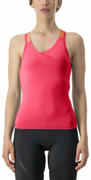 Castelli Solaris W Top Hibiscus/Soft Orange L