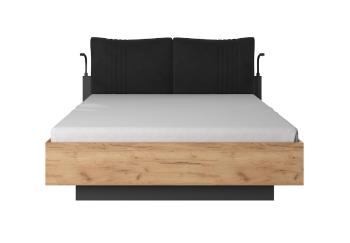 ArtLas Manželská posteľ CODE s úložným priestorom Prevedenie: posteľ bez roštu a matraca