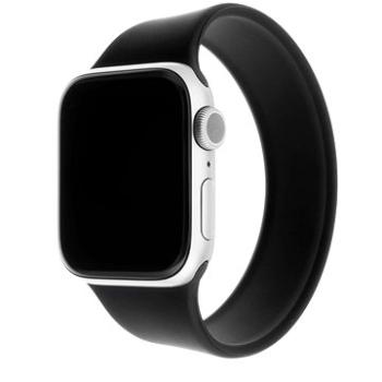 FIXED Elastic Silicone Strap pre Apple Watch 42/44/45/Ultra 49mm veľkosť S čierny (FIXESST-434-S-BK)