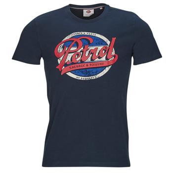 Petrol Industries  Tričká s krátkym rukávom T-Shirt SS Classic Print  Námornícka modrá