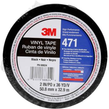 3M  471IW-S50-D PVC tape  čierna (d x š) 33 m x 50 mm 1 ks