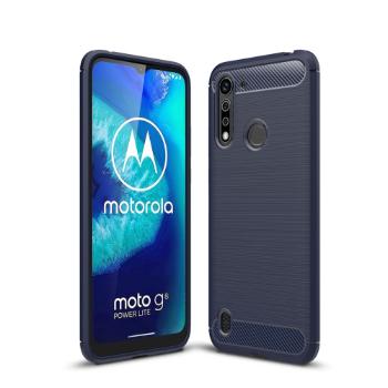 FLEXI TPU Ochranný kryt Motorola Moto G8 Power Lite modrý