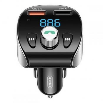 Joyroom FM Transmitter autonabíjačka 2x USB QC 18W 3A, čierna (JR-CL02)