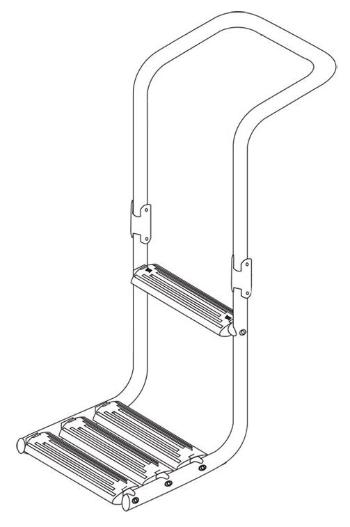 Nuova Rade Immersed Platform Ladder Lodný rebrík, lávka