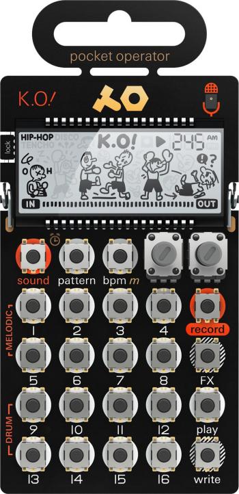 Teenage Engineering PO-33 Pocket Operator K.O! Vreckový syntetizátor