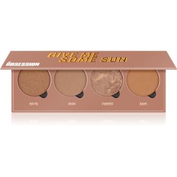 Makeup Obsession Give Me Some Sun paleta bronzerov 4 x 2.50 g