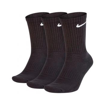 Nike  EVERYDAY CUSHION CREW T PACK 3  Vysoké ponožky Čierna