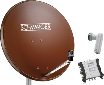 Schwaiger SPI9962SET5 satelit bez prijímača Počet účastníkov: 6 80 cm