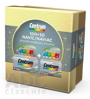 Centrum Silver (Vianočný balíček) tbl (inov. 2022) 100+30 naviac (130 ks), 1x1 set