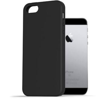 AlzaGuard Premium Liquid Silicone iPhone 5 / 5S / SE čierne (AGD-PCS0002B)