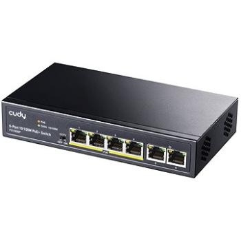 CUDY 6-Port 10/100M PoE+ Switch 60 W (FS1006P)