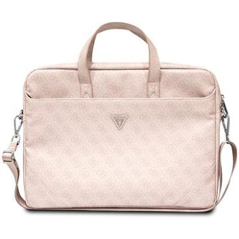 Guess 4G PU Triangle Logo Computer Bag 15/16 Pink (GUCB15P4TP)