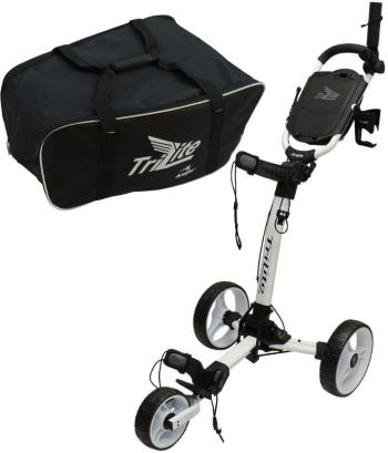Axglo TriLite 3-Wheel SET White/White Manuálny golfový vozík